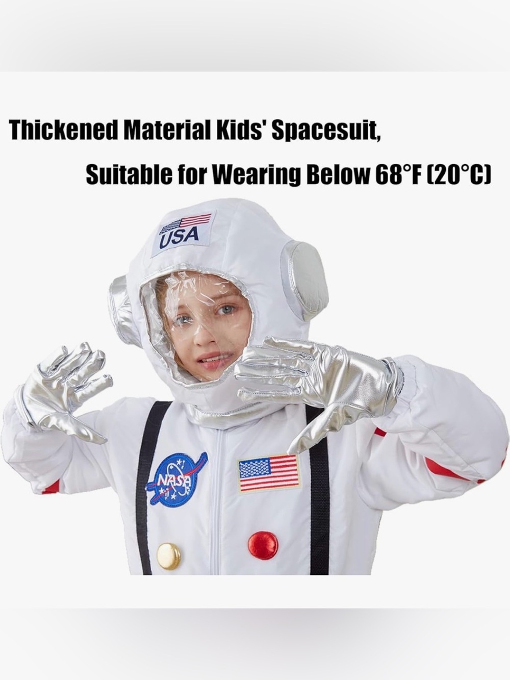 Langxun Kids Astronaut Costume - Picture 3 of 6